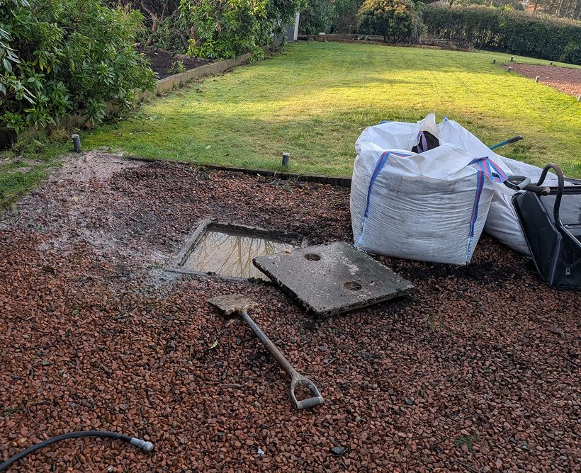 Sewage or Dirty Water Overflowing Outside (Garden / Driveway) – What It Usually Means