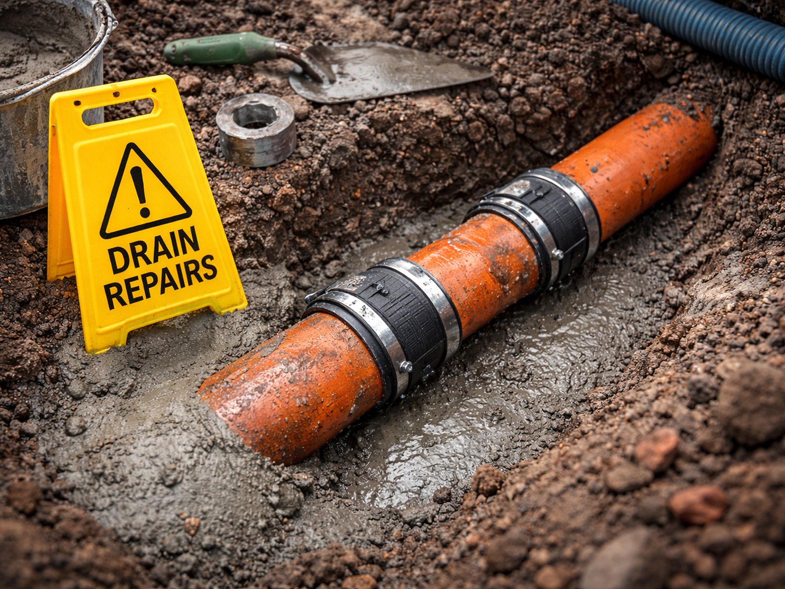 Drain Repairs in Glasgow & Paisley – Patch Lining & Excavation Services